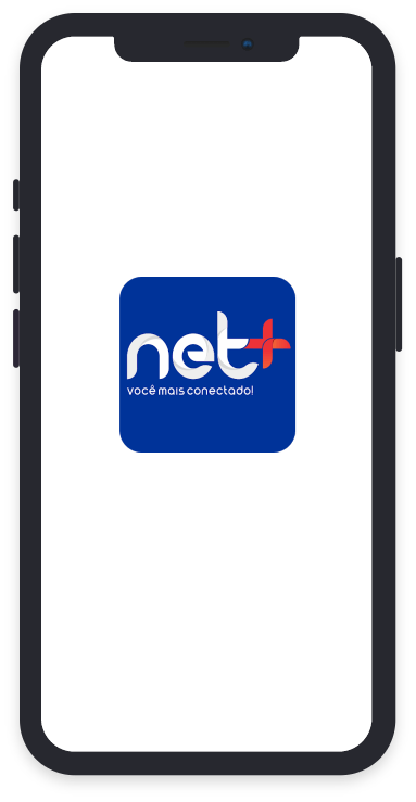 Aplicativo Net Mais SAC aberto em um celular